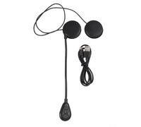 Auriculares inalámbricos de motocicleta para cascos, altavoces estéreo de 42 mm, batería de 250 mAh, tiempo de reproducción de 8 horas, alcance de 10 m, carga rápida, diseño ultrafino de 0.4 pulgadas