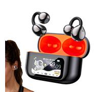 Auriculares inalámbricos de oreja abierta, con cancelación de ruido, ergonómicos, con inteligencia artificial, inalámbricos, para correr, entrenamiento, gimnasio, deportes, fitness, natación al aire