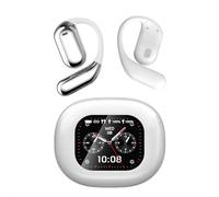 Auriculares inalámbricos de traducción con Bluetooth 5.4 de 70 horas, para deportes, traductor de idiomas IA, impermeables, con pantalla táctil para exteriores (plateado, 1 unidad)