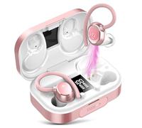 Auriculares Inalambricos Deportivos, Auriculares Bluetooth 5.3 con powerbank, 120H de Reproducción con Cancelacion Ruido ENC, Auriculares Inalambricos IPX7 Impermeable, Carga Rápida USB-C Pantalla LED