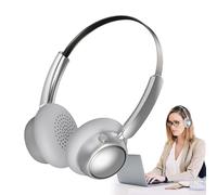 Auriculares inalámbricos en la oreja - Auriculares metálicos con cancelación de ruido, audio cómodo | 9.25x8.46x2,95 pulgadas Uso todo el día para el gimnasio, los desplazamientos, la carrera, el
