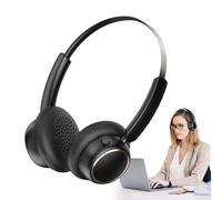 Auriculares inalámbricos en la oreja - Auriculares metálicos con cancelación de ruido, audio cómodo | 9.25x8.46x2,95 pulgadas Uso todo el día para el gimnasio, los desplazamientos, la carrera, el