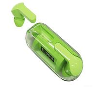 Auriculares inalámbricos específicos TWS TM20 con seguimiento de alimentación LED, ajustes táctiles y atenuación de ruido de fondo (verde)