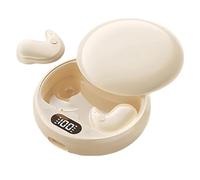 Auriculares inalámbricos - estéreo compactos, cápsulas bluetoth con control táctil, minidispositivo de audio | Receptor música intraaural invisible, tapón recargable para dormir estuche pantalla LED