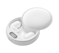 Auriculares inalámbricos - estéreo compactos, cápsulas bluetoth con control táctil, minidispositivo de audio | Receptor música intraaural invisible, tapón recargable para dormir estuche pantalla LED