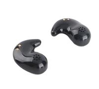 Auriculares Inalámbricos Estéreo con Bluetooth, Cascos Inalámbricos con Pantalla Digital, Estuche de Carga, Cómodos para el Trabajo, Música, Sueño, Tiempo de Reproducción de 5h (Black)