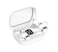 Auriculares inalámbricos genéricos | Auriculares intraurales 2 en 1 con clip 5.4, auriculares deportivos impermeables con pantalla LED y duración prolongada para entrenamiento, gimnasio y reuniones
