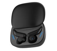 Auriculares inalámbricos genéricos para dormir - Auriculares inalámbricos con funda de carga, auriculares antirruidos táctiles para llamadas de música y viajes laterales