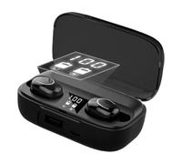 Auriculares Inalámbricos Impermeable - Auriculares Estéreo Digitales, Auriculares 3D Touch | Estuche De Carga Inteligente, Funciones De Pantalla LED, Deportes Al Aire Libre, Correr, Ejercicio, Viajes,