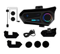 Auriculares inalámbricos impermeables IPX6 para cascos, media casco con carga tipo C, equipo de audio para ciclismo al aire libre, auriculares integrales