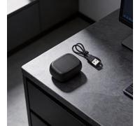 Auriculares Inalámbricos Inteligentes con Traducción Simultánea Pantalla LED Interactiva Chip V6.0 para baja Latencia 8 Horas Autonomía(Black No translation)