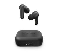 Auriculares inalámbricos intraurales Urbanista London con cancelación activa de ruido, 25 horas de reproducción, estuche de carga inalámbrica, Bluetooth 5.0, compatible para Android e iOS - Negro