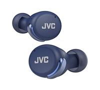Auriculares Inalámbricos JVC con Cancelación de ruido - Compact True Wireless Earbuds Bluetooth 5.2, Modo baja Latencia, Batería con 21H de reproducción, Resistencia al Agua (IPX4) HA-Z330T-A (Azul)