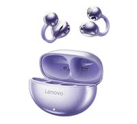Auriculares inalámbricos LENOVO TA410 compatibles con Bluetooth, sonido estéreo, diseño abierto y con clip.