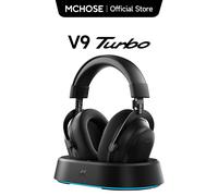 Auriculares Inalámbricos Magnéticos para Juegos MCHOSE V9 Turbo+ con Sonido Envolvente 7.1 90 ° Auriculares con Orejeras Giratorias, Baja Latencia, RGB, Carga Magnética V9 Turbo Plus-11