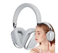 Auriculares inalámbricos, micrófono integrado inalámbricos, auriculares ligeros para transmisión, traducción de juegos, avión, deportes, entrenamiento, hombres