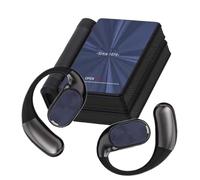 Auriculares inalámbricos para Colocar sobre Las Orejas - Auriculares Bluetooths con Estuche de Doble Pliegue, auriculare IPX5 Impermeables con Aislamiento de Ruido a Prueba de Sudor | Secure Fit Entr