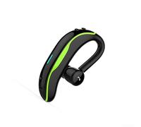 Auriculares inalámbricos para correr, ajuste seguro, ganchos para los oídos, resistentes al sudor, llamadas transparentes de 17 horas para entrenamiento de duración de la batería (verde)