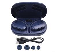 Auriculares inalámbricos para dormir con control táctil, diseño ergonómico para comodidad durante toda la noche, auriculares deportivos a prueba de sudor, controladores de 14 mm, conexión BT 5.3