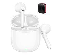 Auriculares inalámbricos para iPhone 17 16 15 Galaxy A37 A57 A36 A16 A17 Pixel 10a,Auriculares Bluetooth 5.3 HiFi Estéreo Cascos Inalambricos Bluetooth con Control Táctil para Xiaomi Redmi Note 14 15