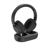 Auriculares inalámbricos para TV, auriculares inalámbricos para personas mayores con base de carga de transmisor, auriculares Bluetooth compatibles con todos los televisores, sin retraso de audio