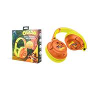 AURICULARES INALÁMBRICOS PLEGABLES CRASH BANDICOOT CON LUZ LED