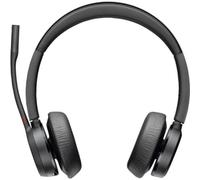 Auriculares Inalámbricos Poly Voyager 4320 + Adaptador BT700 + Base de Carga/ con Micrófono/ Bluetooth/ Negros