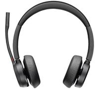 Auriculares Inalámbricos Poly Voyager 4320 UC + Adaptador BT700 + Base de Carga/ con Micrófono/ Bluetooth/ Negros