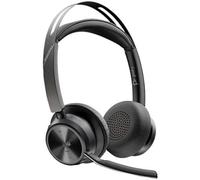 Auriculares Inalámbricos Poly Voyager Focus 2 para Microsoft Teams + Adaptador USB-C-A + Soporte de