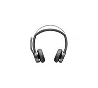 Poly Auriculares Voyager Focus 2 USB-C-C + adaptador USB-C/A + base de carga