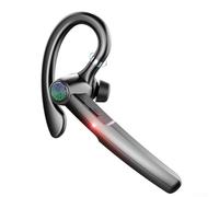 Auriculares inalámbricos sobre la oreja con micrófono Cancelación activa de ruido AI Traducción en tiempo real Larga duración de la batería para trabajo de oficina Negro (negro)