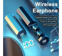 Auriculares inalámbricos SUSUchens compatibles con Bluetooth con estuche de carga, sonido estéreo envolvente, conexión automática,
