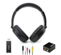 Auriculares Inalámbricos TV con Transmisor USB para Personas Mayores, Bluetooth5.3 Auriculares de Oído Abierto con Decodificador Digital, 30 Horas Batería, Soporte Coaxial Óptico RCA USB Audio Salida