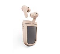 Urbanista Phoenix Auriculares Inalámbricos con Cancelación Híbridos Activa de Ruido y Energía Solar con Reproducción Infinito, Bluetooth Multipunto, Funda de Carga Autocargable, Rosa Desierto