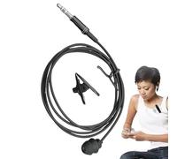 Auriculares individuales - Auriculares de una sola cara, aislamiento acústico con cable, pieza de audio mono ligera, ajuste cómodo, configuración perfecta para hacer ejercicio al aire libre, trabajo