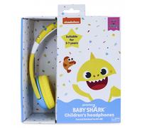 OTL Technologies Baby Shark BS0845 Holiday with OLI - Auriculares para niños de 3 a 7 años, Color Amarillo