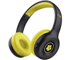 Auriculares Infantiles Inalámbricos Trust Nouna Kids/ con Micrófono/ Negros