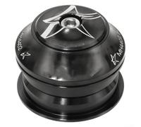 Auriculares integrados de precisión de 44 mm con rodamientos sellados, marco de aleación de aluminio ligero y protección anodizada (negro)