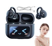 Auriculares inteligentes | Auriculares inalámbricos inteligentes con clip, impermeables, deportivos, traducción de IA, cancelación de ruido, para aventuras al aire libre