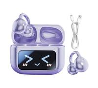 Auriculares inteligentes inalámbricos con clip para pantalla táctil, impermeables, para deportes, traducción de IA, cancelación de ruido, para aventuras al aire libre