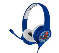 Auriculares interactivos OTL Technlogies Mario Kart, con Cable, micrófono Incluido, para niños (Producto con Licencia Oficial), Blue