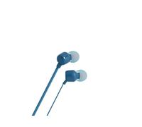 Auriculares Internos JBL TUNE160, con Sonido JBL Pure Bass en un pequeño Dispositivo Ultraportátil, Uso Diario, Azul