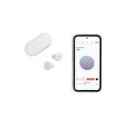 Auriculares intraaurales inalámbricos Bluetooth Denon PerL con cancelación de ruido Blancos