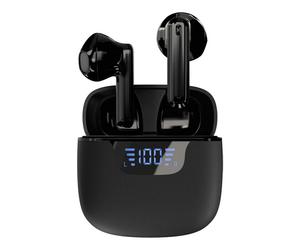 Auriculares intraaurales Vivanco Union Pair BK - Bluetooth 5.3, True Wireless, Negro