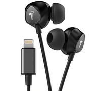 Auriculares intrauditivos con Cable certificados por Apple, Auriculares Thore para iPhone (Cuenta con Volumen en línea y micrófono) para iPhone X/XR/XS Max/11/Pro MAX y 7/8 Plus (Negro)