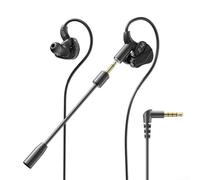 Auriculares intrauditivos con cable con cancelación de ruido de 26 dB | Controladores dinámicos de 10 mm, graves profundos para impulsar, audio de juego inmersivo, mejora de música