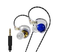 Auriculares intrauditivos con cable ND Planet Dynamic Drive HiFi desmontables deportivos estéreo con cancelación de graves con música V0N8