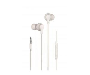 Auriculares intrauditivos daewoo dw2014/ con micrófono/ jack 3.5/ blancos