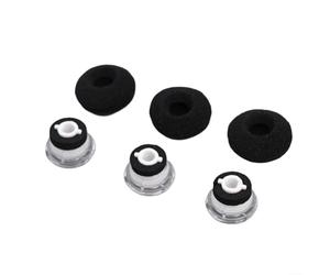 Auriculares intrauditivos de repuesto para auriculares Plantronics UC, paquete de 3 puntas de silicona con mejora de sonido y resistentes al sudor (D)