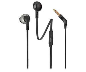 Auriculares Intrauditivos JBL T205/ con Micrófono/ Jack 3.5/ Negros